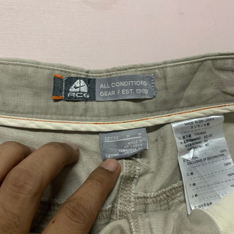 Vintage Nike Acg Cargo Pants Nike ACG Utility Tactical Multipocket Cargo Pants Vintage Nike Acg