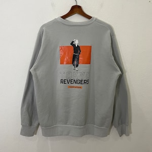 Vintage Tokyo Revengers Anime Sweatshirt Vintage Tokyo Revengers Big Logo Sweatshirt Vintage Tokyo Revengers Crewneck Sweatshirt Size L