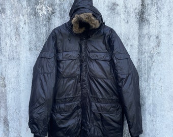 Veste matelassée tactique vintage Avirex Flight Garment, veste matelassée vintage Avirex Flight Garment, veste matelassée taille L