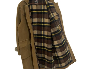Gloverall Mens Duffle Coat Navy Blue Color Size Small Made