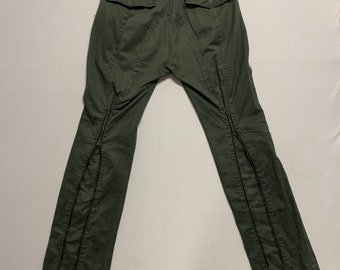 Vintage Basquiat Pants Vintage Basquiat Double Knee Long Zip Rare Design Pants Size 32