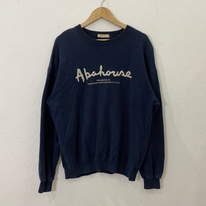 Vintage Abahouse Sweatshirt Vintage Abahouse Embroidery Big Logo Sweatshirt Vintage Abahouse Crewneck Sweatshirt Size L