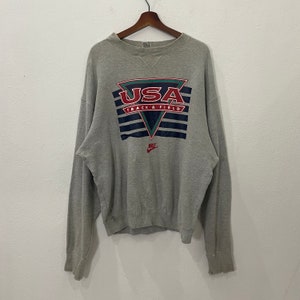 Vintage 90er Jahre Nike Distressed Sweatshirt Vintage 90er Jahre Nike Big Logo Distressed Sweatshirt Size XL