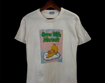 Vintage Microsoft Tee Vintage Microsoft Big Logo Tee Vintage Microsoft Crewneck Tee Vintage Microsoft pullover Tee Size XS