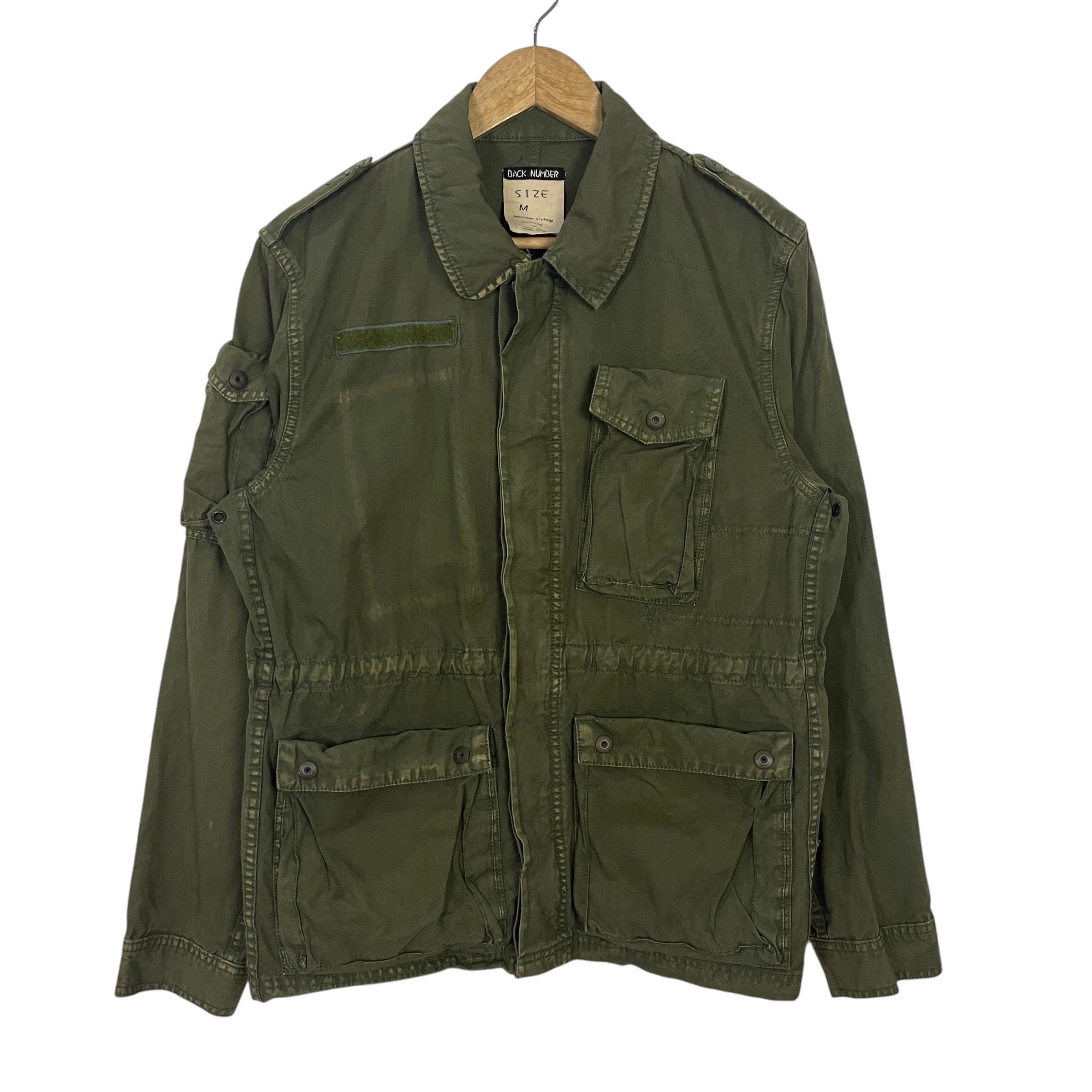 Vintage Back Number Tactical Jacket Vintage Back Number Tactical 