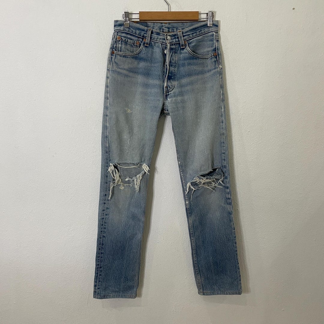 Vintage 90s Levis Denim Jeans Vintage 90s Levis Distressed Denim Jeans