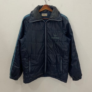 Vintage 90s Adidas Jacket Vintage 90s Adidas Hoodies Jacket Vintage 90s Adidas ADS-436 Puffer Jacket Size L