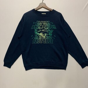 Vintage Blue Point Surf Sweatshirt Vintage Blue Point Surf Crewneck Plain Sweatshirt Vintage Surf Pullover Sweatshirt Size L