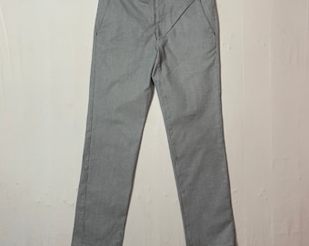 Vintage Agnes B Checked Design Pants Vintage Agnes B Chino Pants Vintage Agnes B Workers Casual Pants W30