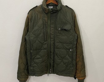 Vintage Avirex Jacket Vintage Avirex Faded Jacket Vintage Avirex Zipper Ups Faded Jacket Size L