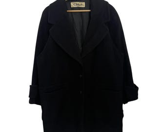 Vintage Chloe Trench Coat Vintage Chloe Trench Coat Jacket  Vintage Chloe Button Ups Winter Jacket Size 3XL