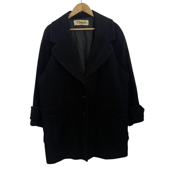 Chloé, Vintage Chloe Button Ups Winter trim jacket japanese brand casual outfit outerwear rugged work Jacket Size 3XL