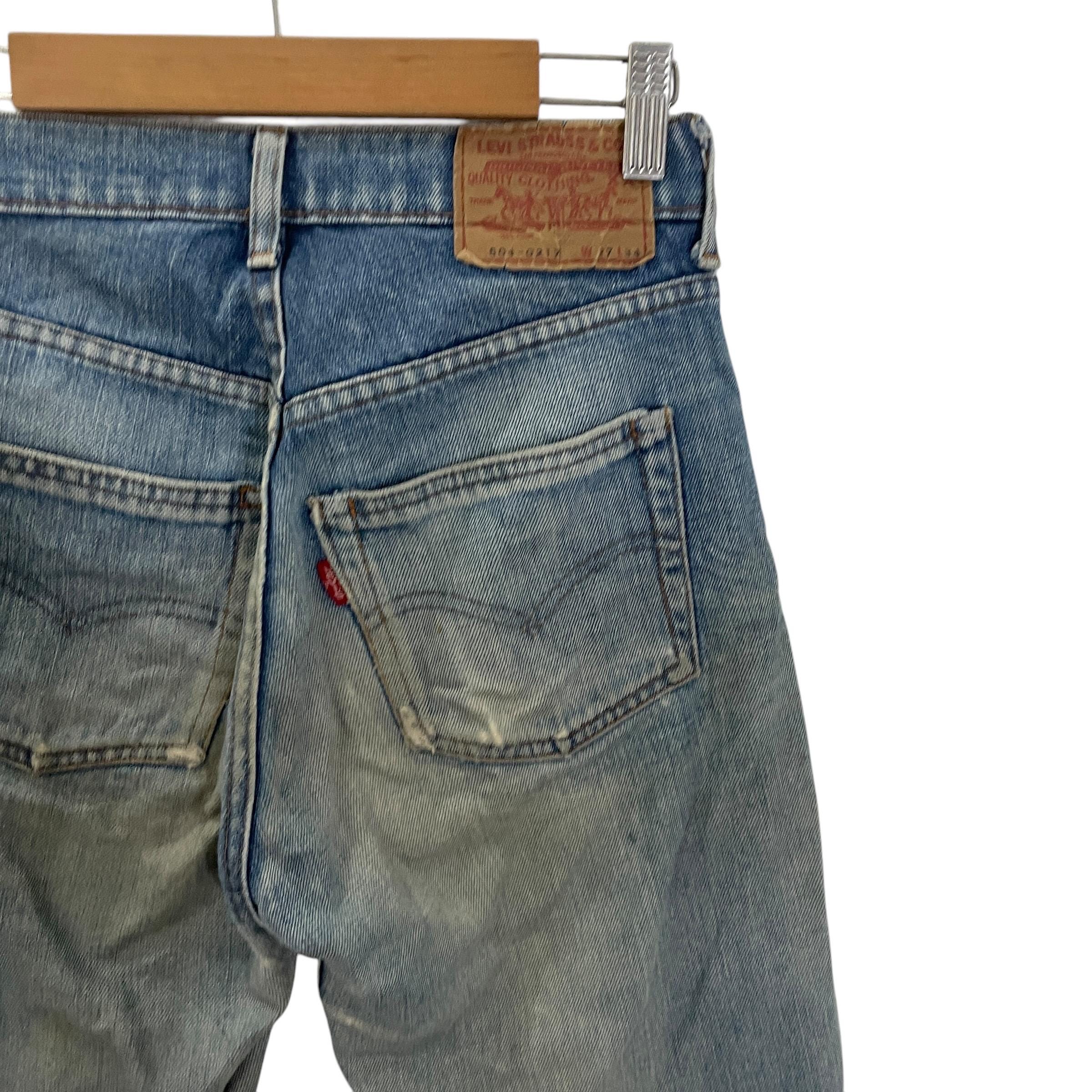 Vintage Levis Lot 504-0217 Distressed Denim Vintage Levis Lot 504