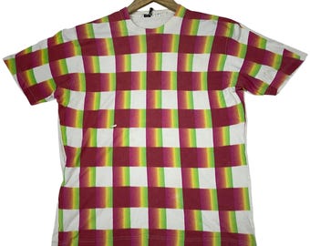 ISSEY MIYAKE MEN Vintage Black Graphic T-shirt 90s Made in Japan