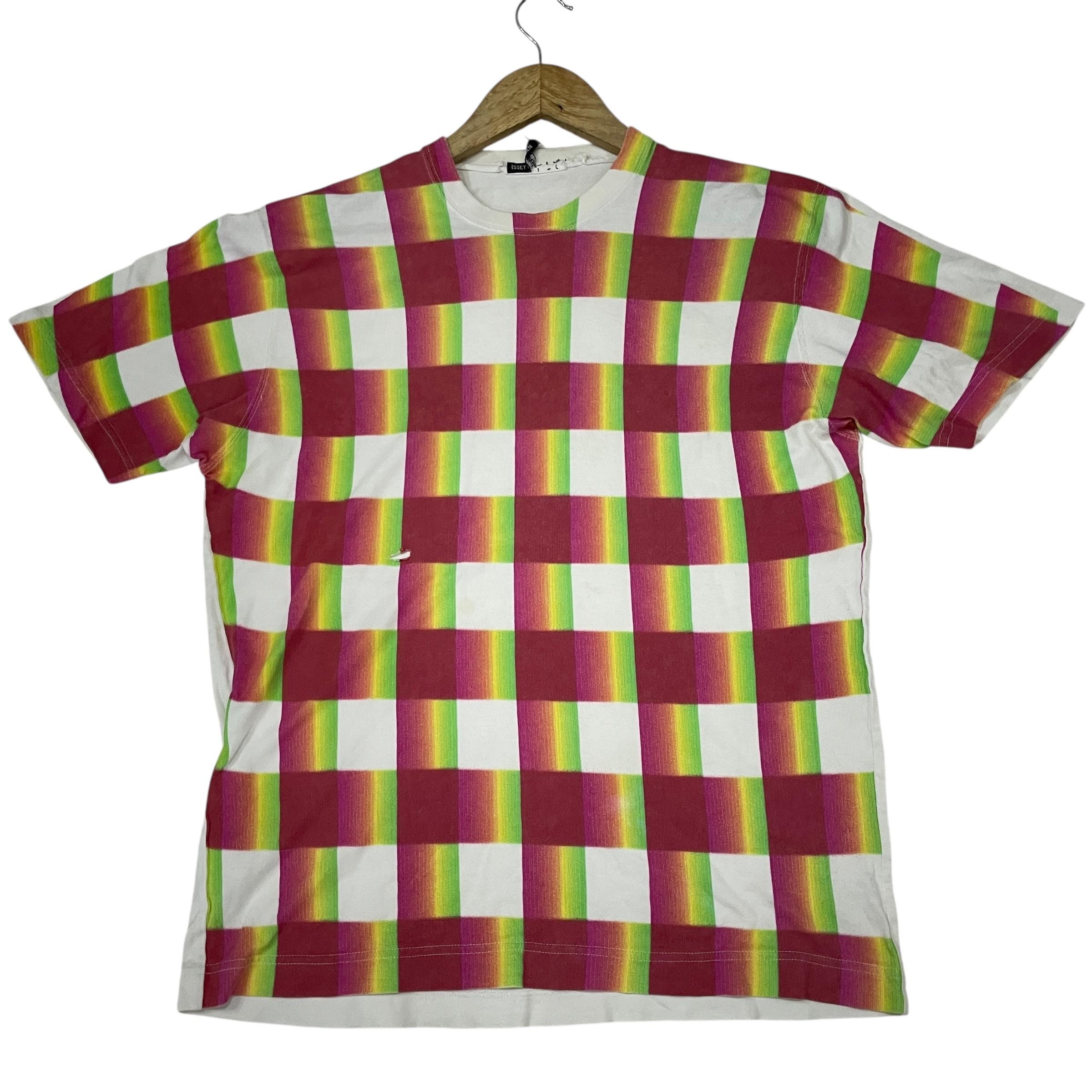 トップス 70s ISSEY MIYAKE check cotton shirt Issey Miyake Vintage T Shirt - Etsy