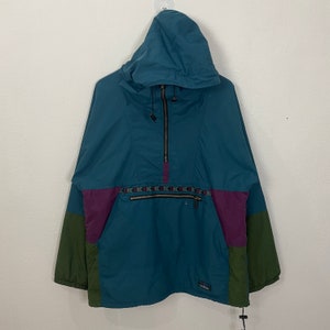 Vintage 90s L.L Bean Jacket Vintage 90s L.L Bean Half Zip Jacket Vintage 90s L.L Bean Hoodies Jacket Size L