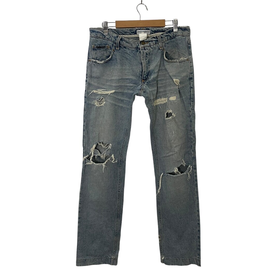 Vintage Dolce & Gabbana Denim Vintage Dolce Gabbana Distressed
