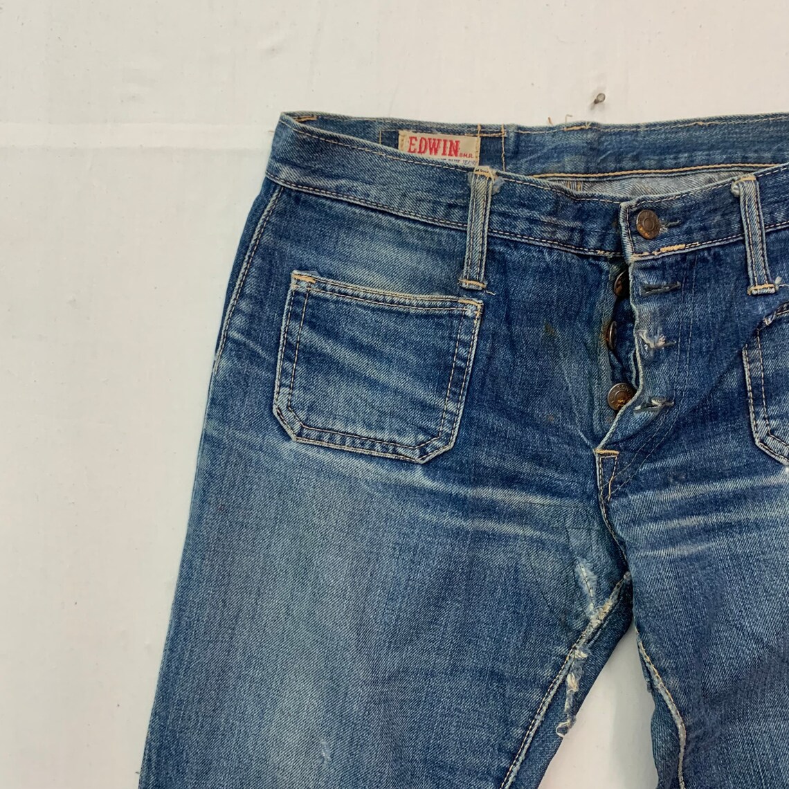 Vintage 90s Edwin Denim Jeans Vintage Edwin Bootcut Bush Pants - Etsy