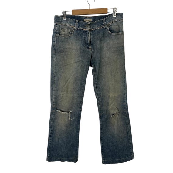 Vintage Burberry London Distressed Denim Vintage Y2k Burberry 