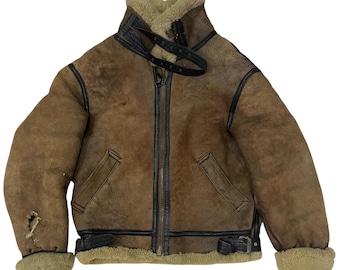 Vintage 80s Avirex Sheepskin Product Jacket Vintage 80s Avirex B 3 Sheepskin Product Jacket Size M