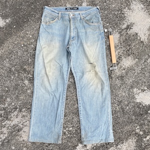 Vintage Wrangler Wastern Denim Vintage Wrangler Wastern Distressed Denim Jeans W33