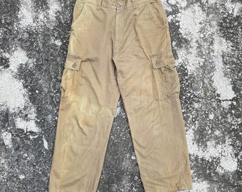 Pantaloni cargo vintage Oshkosh militari slavati Pantaloni cargo tattici vintage Oshkosh militari slavati W32