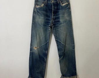 Vintage 90er Jahre Canton Selvedge Denim Jeans Vintage 90er Jahre Canton Redline Denim Jeans W31