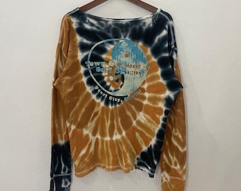 Vintage T&C Surf Design Tee Vintage T and C Surf Design Tie Dye Tee Vintage Surf Design Tie Dye Long Sleeve Tee Size M
