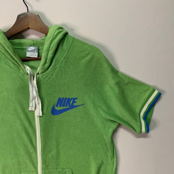 Vintage Nike Sweater Vintage Nike Zipper Ups Hood… - image 2