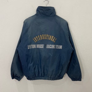 Vintage Leyton House Racing Team Jacket Vintage Leyton House Racing Team Big Logo Jacket Size L