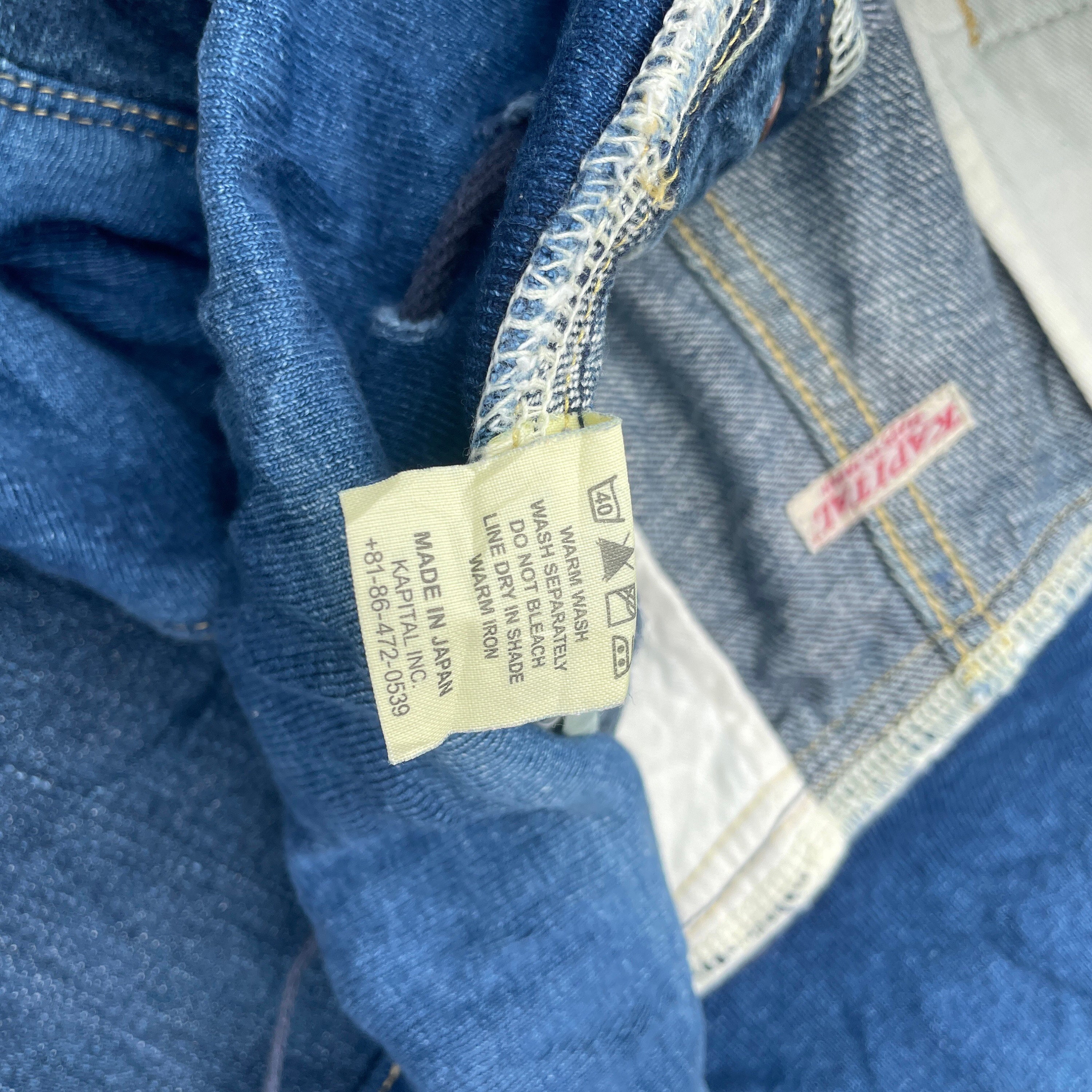 Vintage Kapital Denim Jeans Vintage Kapital Rare Design Vintage Kapital Denim Jeans Vintage Kapital Rare Design