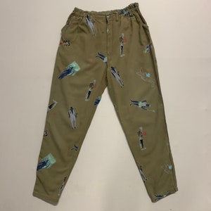 Vintage Person’s Nice Design Pants Vintage Person’s Full Print Pants Size 27-30