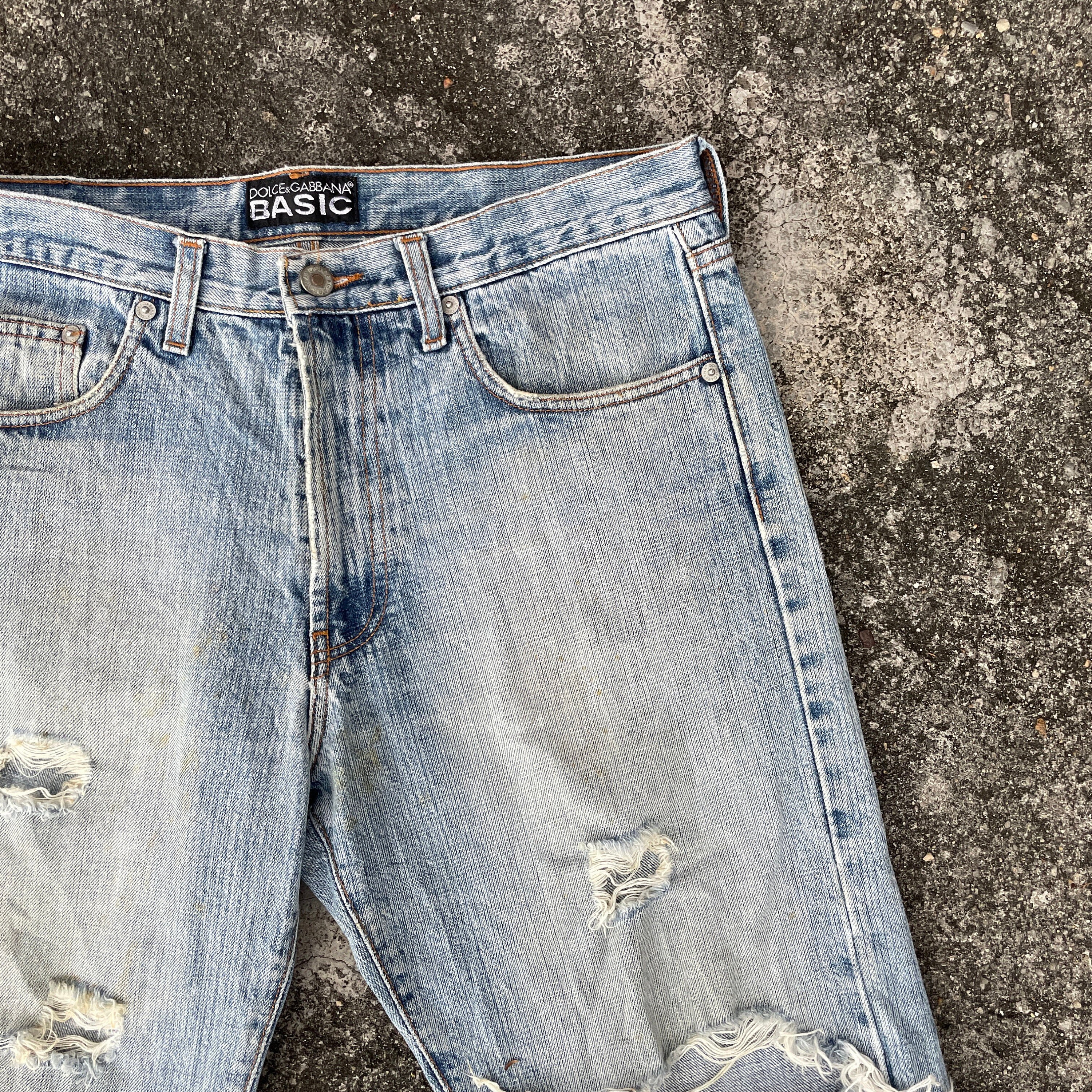 Dolce & Gabbana ヴィンテージデニム Vintage Dolce & Gabbana Men's Denim Jeans 1970s D & G Made In