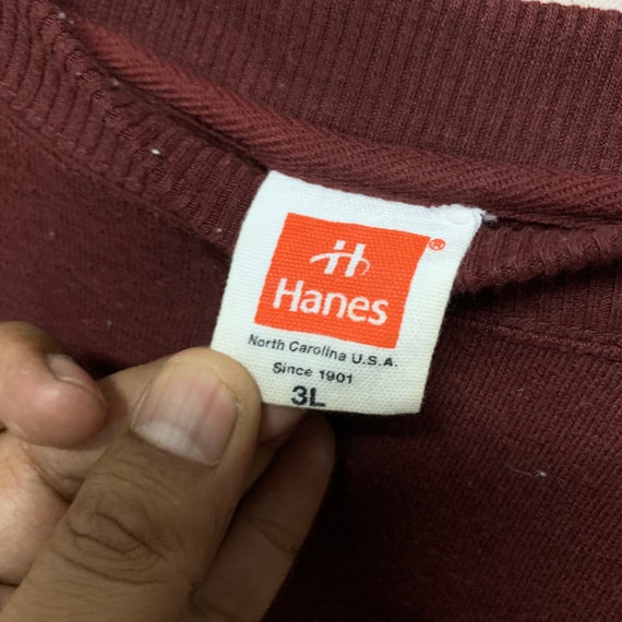 Vintage Hanes Sweatshirt Vintage Hanes Small Logo… - image 10