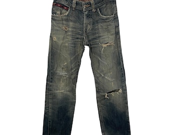 Vintage Edwin Japan Distressed Denim Vintage Edwin Japan Distressed Cowboy Denim W30