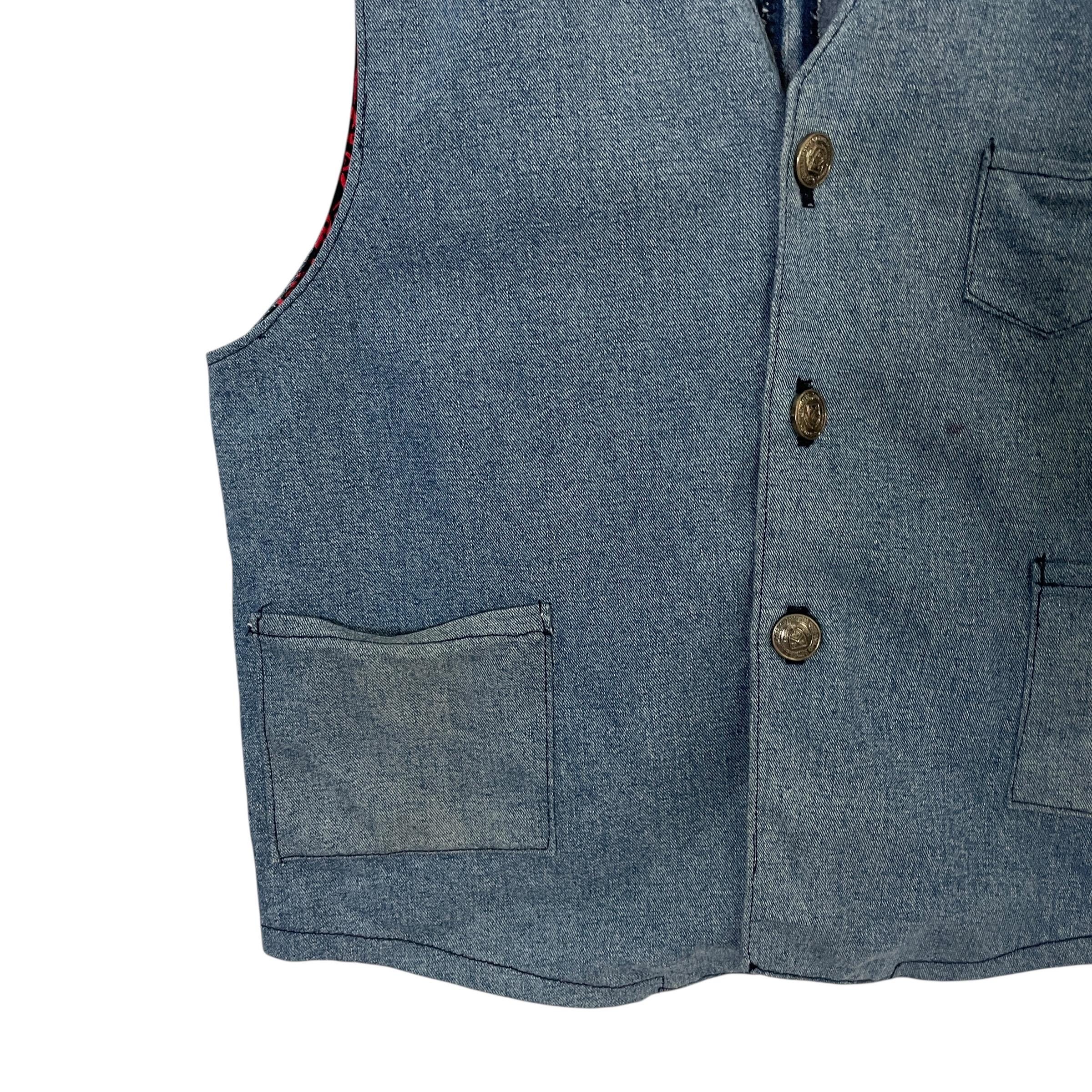 Vintage Japanese Designer Vest Vintage Japanese Designer Denim