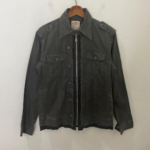 Vintage Dickies Jacket Vintage Dickies Zipper Ups Jacket Vintage Dickies Workwear Jacket  Size S