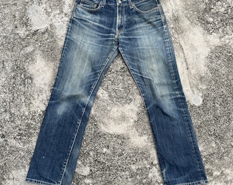 Jeans vintage de designer japonês Uniqlo tamanho W34