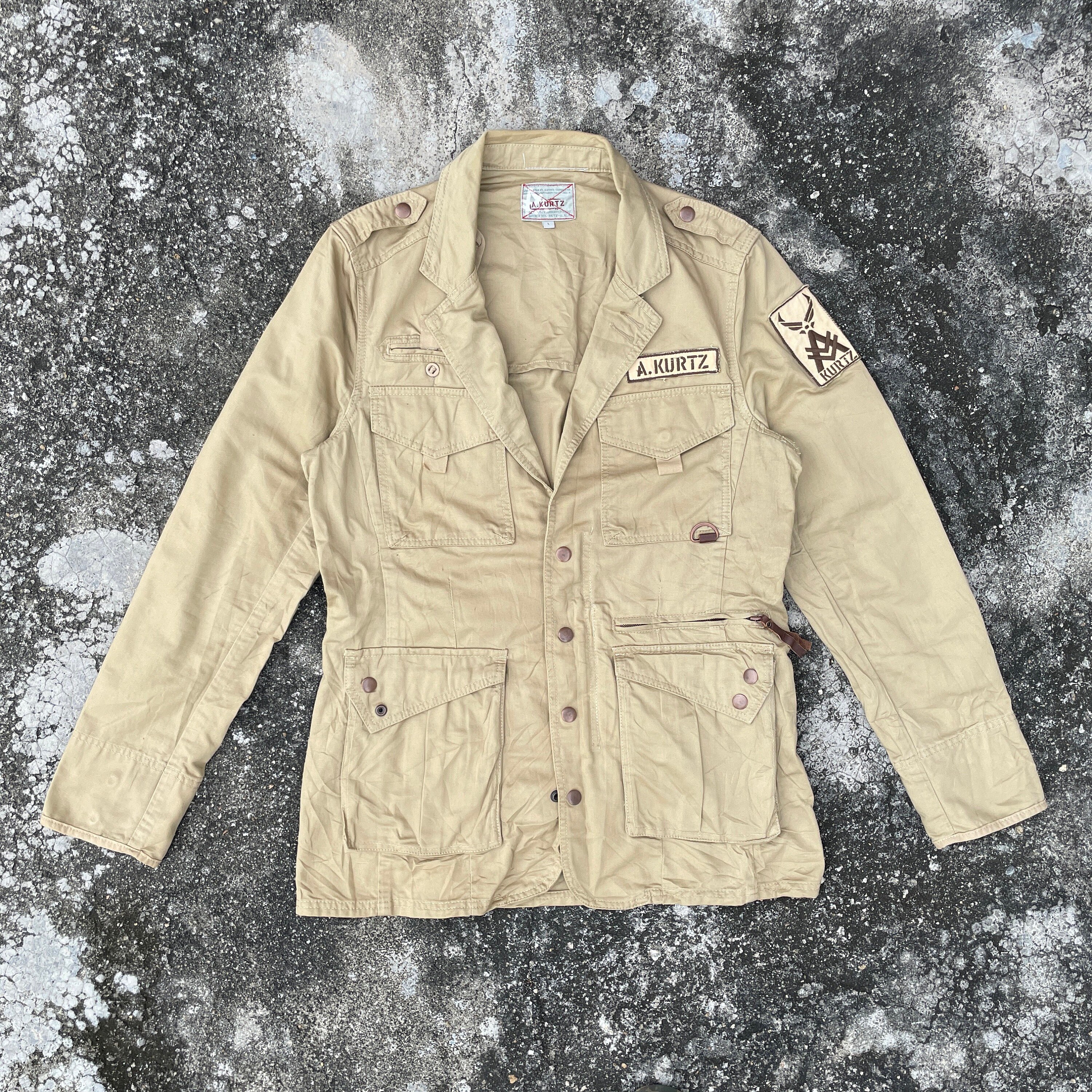 Vintage A.kurtz Jacket Vintage A.kurtz Military Fashion Jacket 