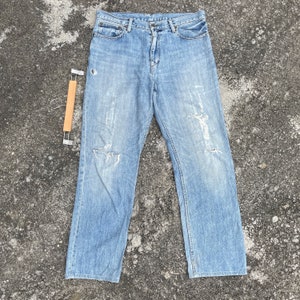Vintage Ralph Lauren Denim Vintage Ralph Lauren Distressed Denim Jeans W34