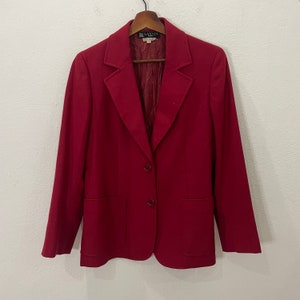 Vintage 90s Lanvin Jacket Coat Vintage 90s Lanvin Italian Designer Jacket Coat Size M