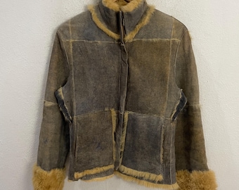Vintage Creazioni Gianni Firenze Fur Workwear Winter Season Jacket Size L