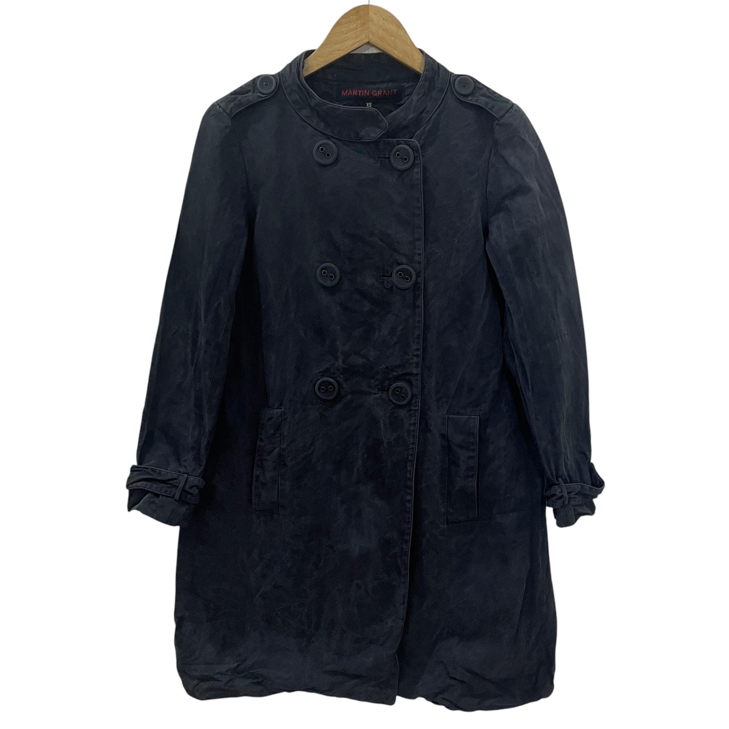 MARTIN GRANT  ウールコート MARTIN GRANT COCOON COAT グレンチェック コクーンコート