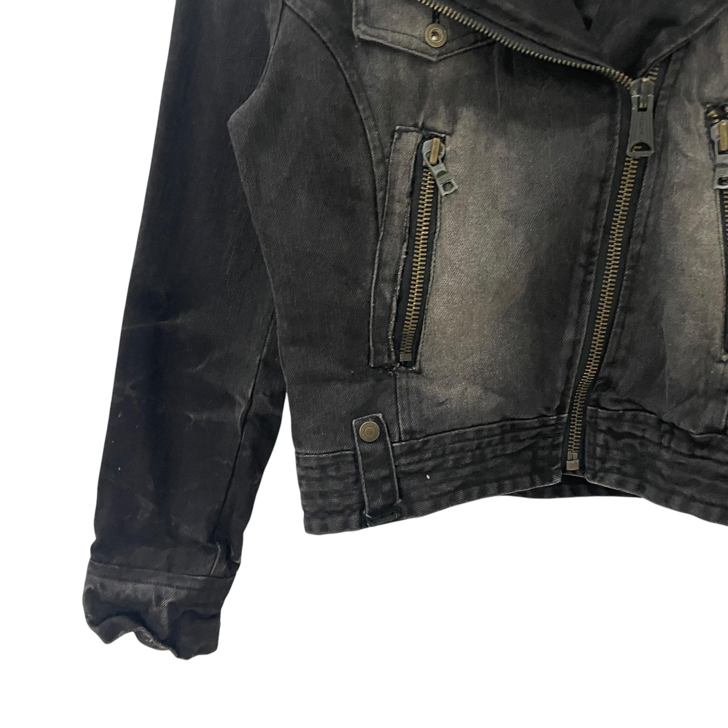 Vintage Y2k Magic Square Bikers Jacket Vintage Y2k Magic Square 