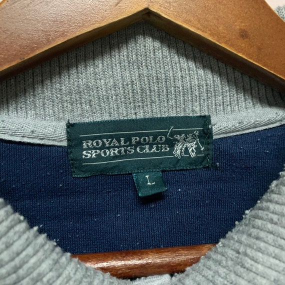 Vintage Royal Polo Sports Club Sweatshirt  Vintag… - image 5
