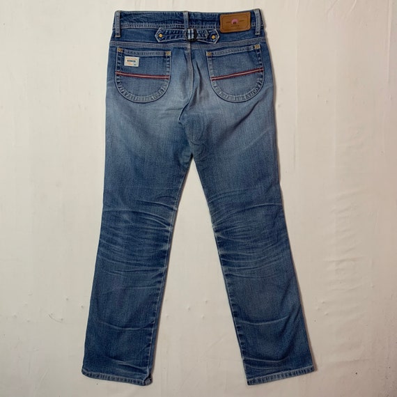 Betty Smith Japan Women Buckle Denim Jeans Vintage Betty