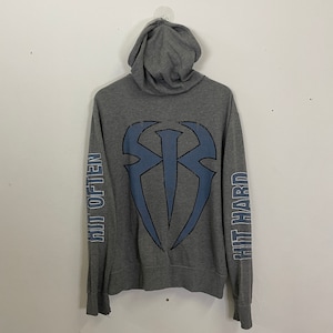 Vintage WWE Roman Reigns Big Logo Hoodies Sweater Vintage WWE Roman Reigns Jacket Vintage WWE Roman Reigns Zipper Ups Sweater  Size M