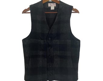 Vintage 80s Filson Garment Vest Vintage 80s Filson Garment Iconic Petern Vest Vintage 80s Filson Garment Button Ups Vest   Size S