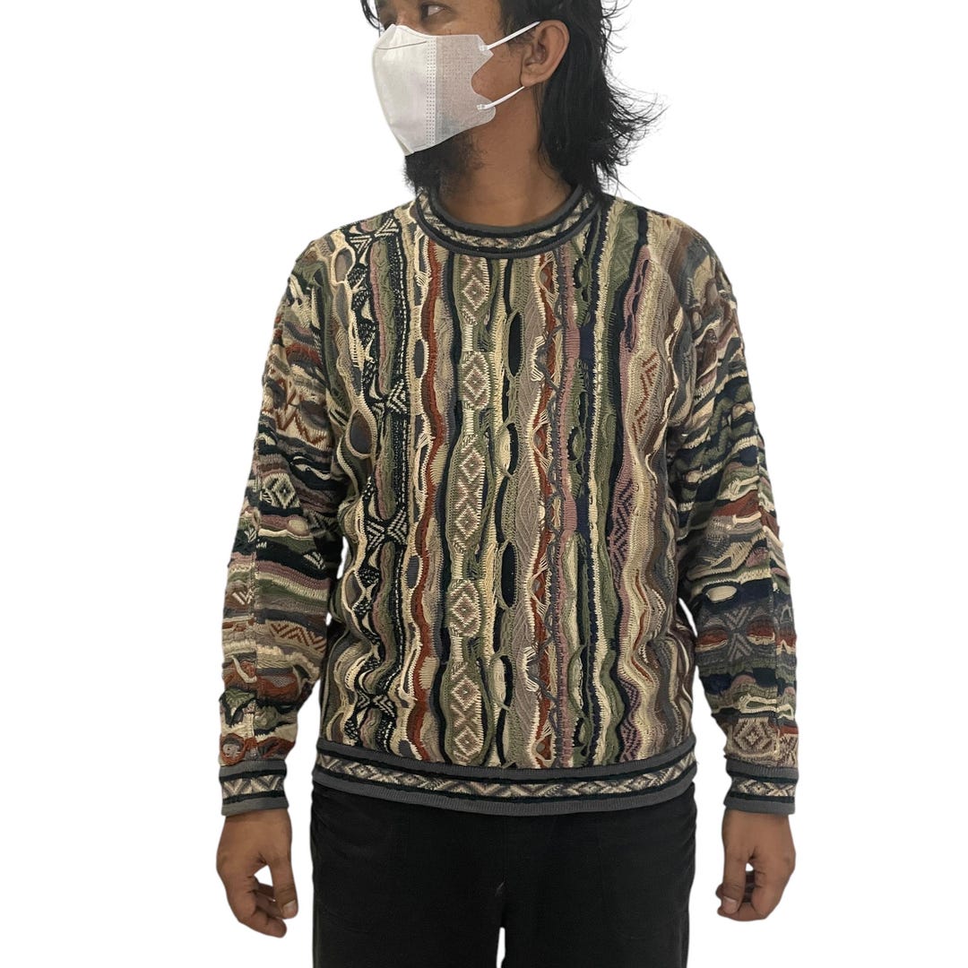 中古・古着通販Coogi (クージー) 3Dニット オレンジ サイズ:S こ*ん様 