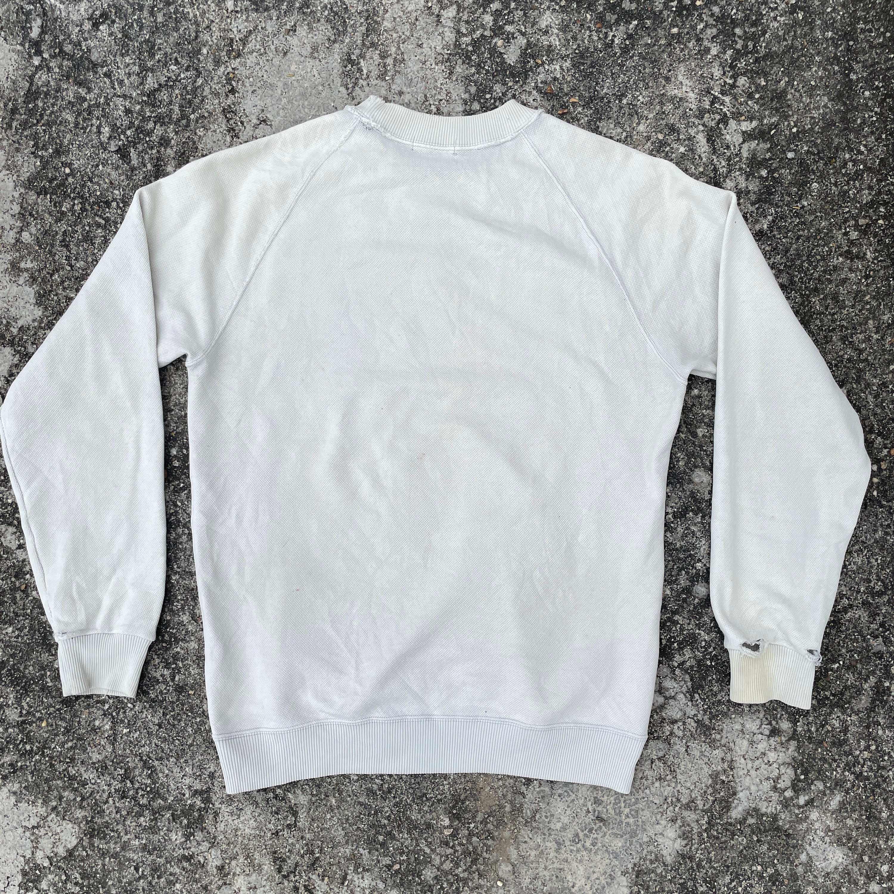 90s VINTAGE SWEATSHIRT 白 2XL 大きめ 半袖スウェット Vintage 90s Adidas THRASH Sweatshirts Vintage 90s Adidas